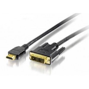 Equip 119323 Cable, HDMI to DVI 3m Black