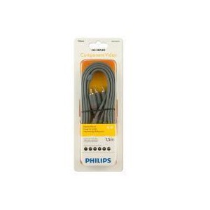 Philips SWV4126S/10 200 Series 1.5m 3RCA - 3RCA Component Video Cable