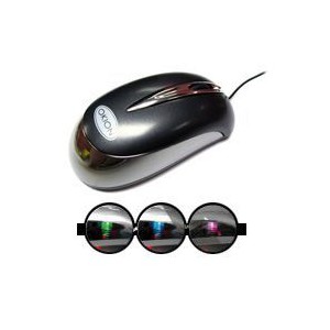 Okion MO254UP Raintoons Multi Colour USB & PS/2 Optical Mouse