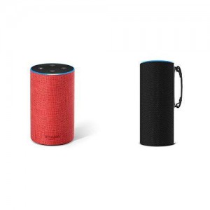SKY TOTE Portable Battery Base for Echo 2 - Red