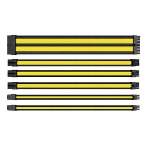 Thermaltake AC-047-CN1NAN-A1 TtMod Black / Yellow Sleeve Cable