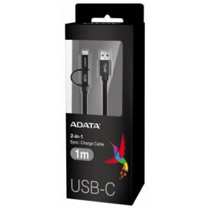 Adata CA-A32-AK USB 3.0 2-in-1 Universable Sync+Charge Cable
