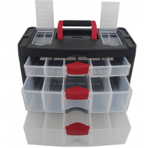 Storage Box with 3 Drawers 400x205x290mm