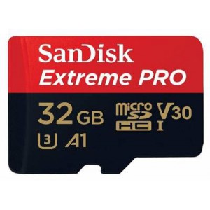 SanDisk SDSQXCG-032G-GN6MA Extreme Pro MicroSDHC Card - 32GB