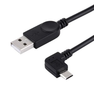 USB 2.0 to Micro USB 90 Degree Cable - 30cm - GeeWiz