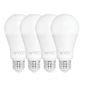 Wyze Bulbs (4 Pack) 800 Lumen Tunable White LED WiFi Bulbs