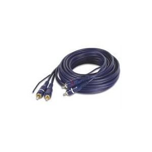 Geeko AVC-006 2 X RCA Male to Male Audio Cable With Ground
