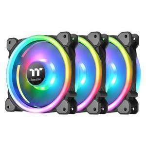 Thermaltake CL-F077-PL14SW-A Riing Trio 14 LED RGB Radiator Fan