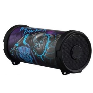 Marvel MV-1003-BP1 Mini Tube Bluetooth Speaker - Black Panther