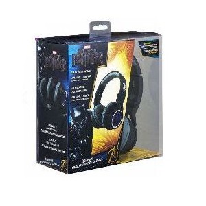 Marvel MV-1007-BP Adult Bluetooth Headphones - Black Panther