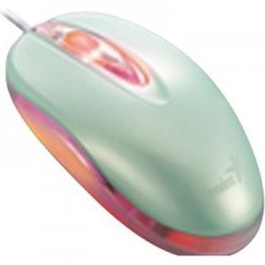 Genius 31010050101 NetScroll+ Traveler iRIS Optical Mouse (Pearl Green)