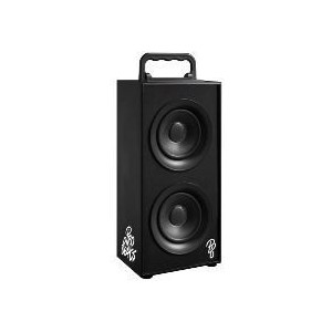 Pro Bass PR-3003-BK Boss Series 2.0 Double Tower Speaker With FM Radio- Black