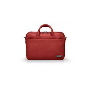 Port Designs 110302 Zurich Toploading Laptop Bag 13 inch - Red