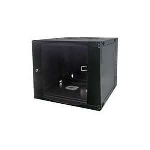 Intellinet 713849 19" Double Section Wallmount Cabinet - 9U- Flatpack - Black