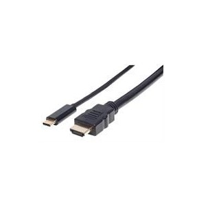 Manhattan 151764 USB-C to HDMI Adapter Cable - Black