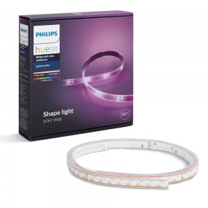 Philips Hue Lightstrip Plus Dimmable LED Smart Strip Light White and Color Ambiance (Requires Hue Hub) 