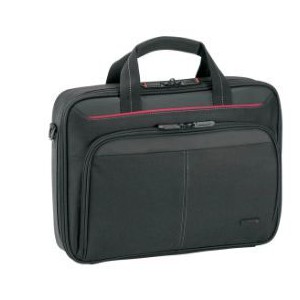 Targus Classic 12-13.4" Clamshell Laptop Case - Black/Red