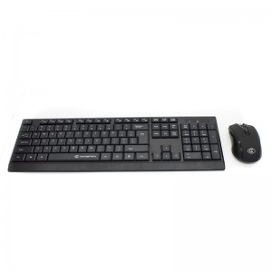 GoFreetech Wireless Keyboard &amp; Mouse Combo - Black