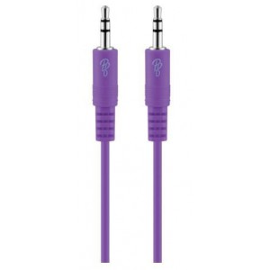 Pro Bass Unite Series Boxed Auxillary Cable - Purple