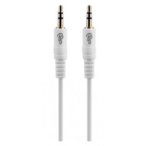 Pro Bass Unite Series Boxed Auxillary Cable - White