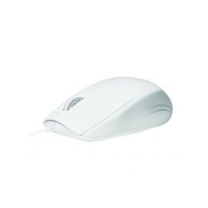 Macally 3 Button Optical USB Mouse (Wired) - White