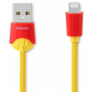 Remax Rc-114i Chips Series Yellow 1m USB To Lightning Cable