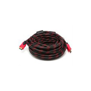 UniQue HDMI Cable V1.4 - 30Meter Braided - Red