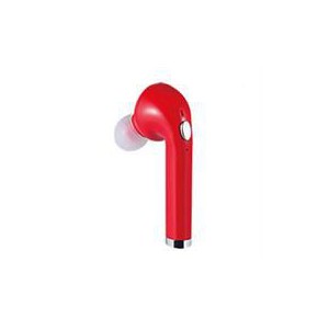 Geeko Single Bluetooth Wireless EarBuds with Microphone - Red