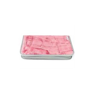 Ebox 80pcs Cd Wallet Pink Jean