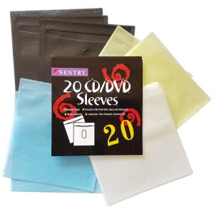 Sentry Double Sided CD/DVD Sleeves x20 Units
