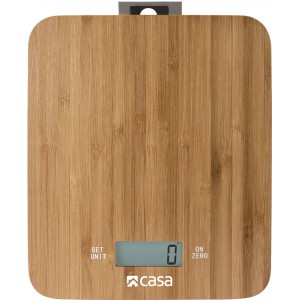 CASA Electronic Bamboo Kitchen Scale