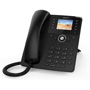 Snom D735 IP Phone Black TFT 12-line Desktop SIP - No PSU Hi-Res 2.7" Colour Display USB 4389