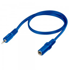 Astrum 0.2m 3.5mm Aux Extension Cable - Blue