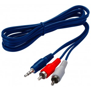 Aux RCA Cable - 3.5mm Stereo to RCA Male 3m