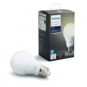 Philips Hue Warm White Wireless LED A19 Light Bulb 9.5W 840LM  E26 (Works with Alexa  Google Assistant  HomeKit)