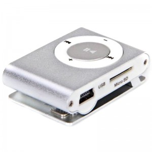 Pocket MP3 Player With Back Clip - Uses Micro SD - GeeWiz
