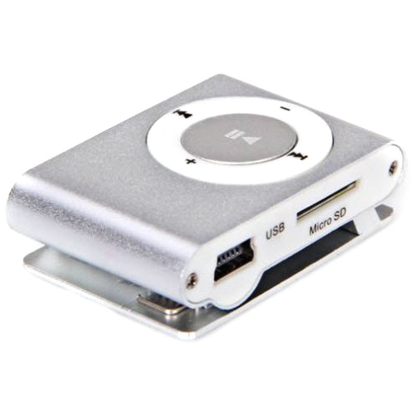 Pocket MP3 Player With Back Clip - Uses Micro SD - GeeWiz