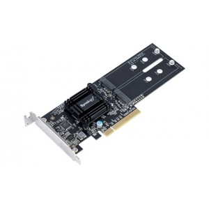 Synology M.2 SSD Riser - M2D18 for NVMe M.2 SSD Used for Caching
