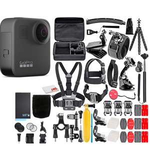 GoPro Max 360 Action Camera with 50 Piece Accessory Kit