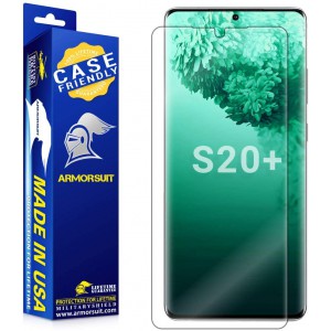 ARMORSUIT MILITARYSHIELD - Samsung Galaxy S20 Plus 6.7" Screen Protector - FULL EDGE coverage - Case Friendly (Anti-Bubble &amp; Extreme Clarity)