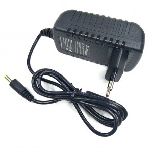 9V 1.6A 5.5mm x 2.1mm Power Adapter Charger (European Plug) - Black