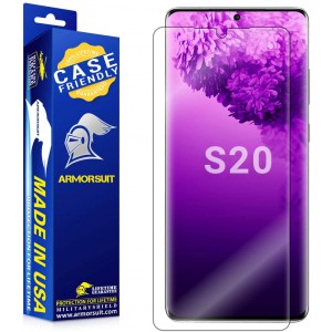 ARMORSUIT MILITARYSHIELD - Samsung Galaxy S20 6.2" Screen Protector - FULL EDGE coverage - Case Friendly (Anti-Bubble &amp; Extreme Clarity)