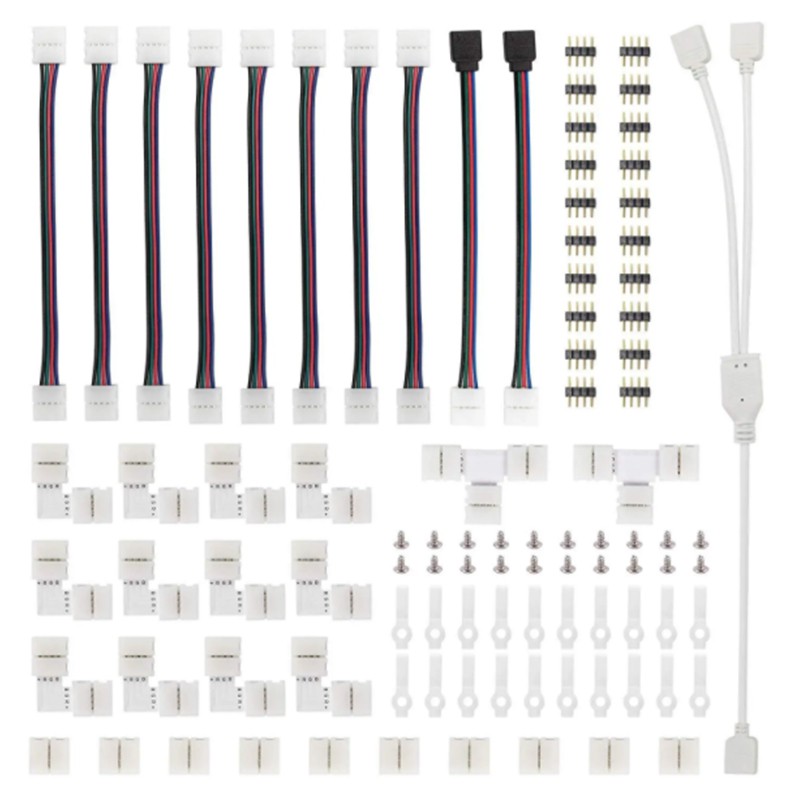 RGB LED Strip Light Connector Kit - GeeWiz