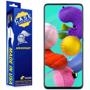 ArmorSuit MilitaryShield-Samsung Galaxy A51 Screen Protector FULL EDGE coverage - Case Friendly (Anti-Bubble &amp; Extreme Clarity)