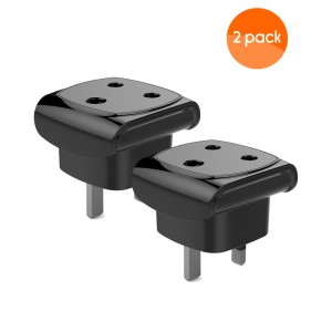 South Africa Female to British / UK Male (Type G to Type M) Travel Adapter - 2 pack