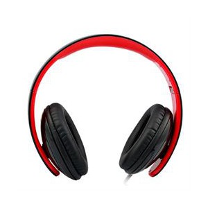 Microlab K310 Foldable Headset - Black/Red