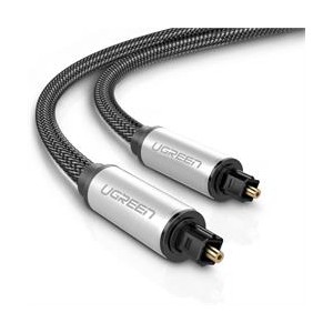 Ugreen 1m Toslink Fiber Optic Audio Cable - Black