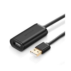 Ugreen 5m Active USB2.0 M to F Extension Cable - Black