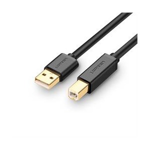 Ugreen 1.5m USB2.0 M to USB2.0 B Printer Cable - Black