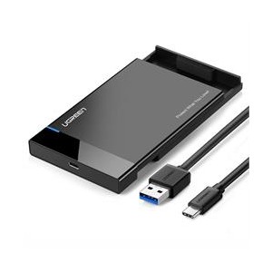 Ugreen 2.5" USBC to SATA III HDD/SSD Enclosure - Black